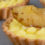Lemon shortcrust tartlets with rosemary custard cream